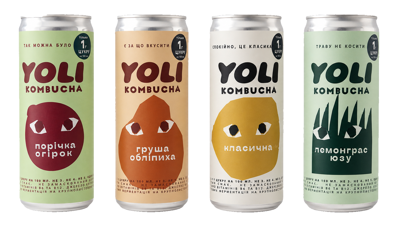 YOLI kombucha range